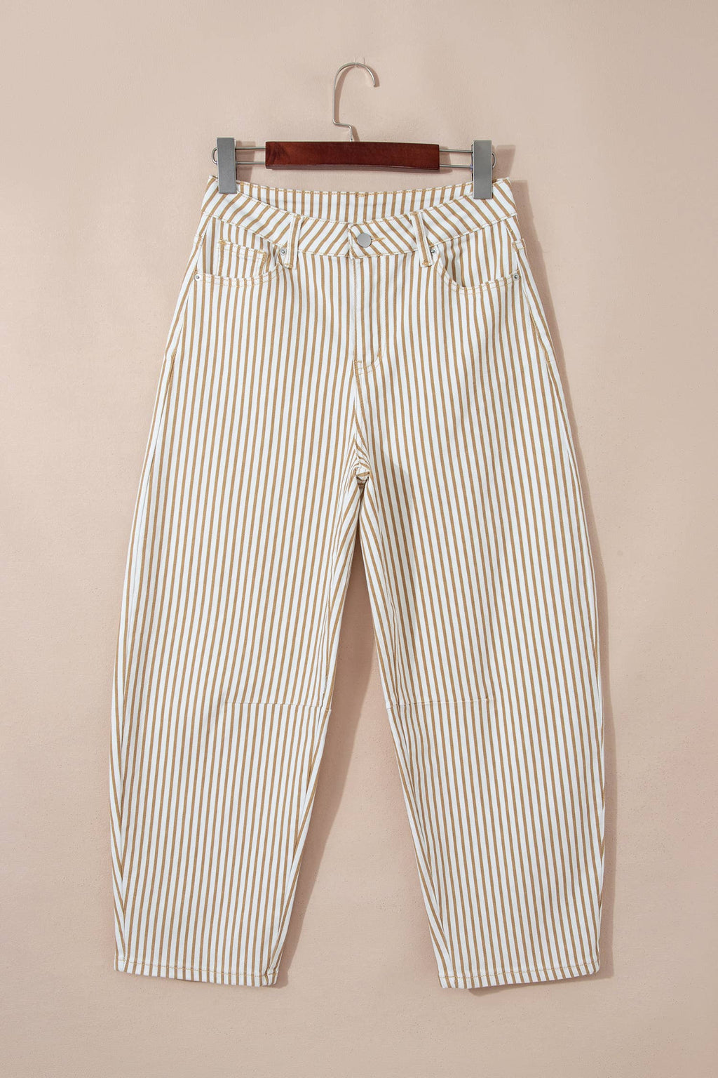 Striped Barrel Jeans