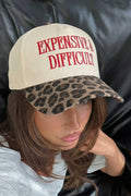 Leopard Contrast Brim Trucker Cap